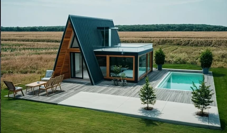 A-Frame model Lux 3 — eksterijer